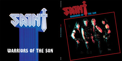 SAINT - WARRIORS OF THE SON + 3 Bonus (*NEW-RANDOM COLOR VINYL, 2022, Retroactive) 9 total tracks
