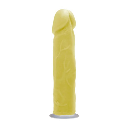 Săpun în formă de penis S-LINE Dicky Soap, bază cu ventuză, perfect ca un cadou sexy și amuzant, galben