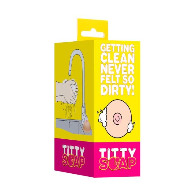 Săpun în formă de sân S-LINE Titty Soap, perfect ca un cadou sexy și amuzant, culoarea pielii