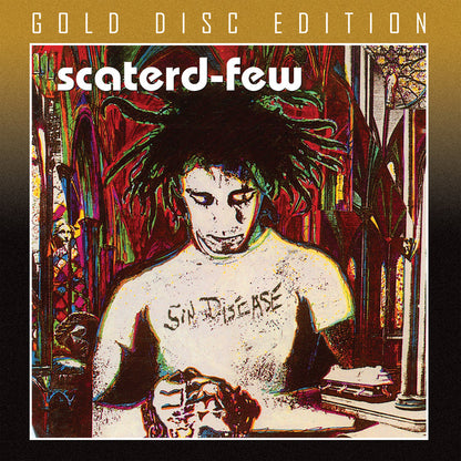 SCATERD FEW - SIN DISEASE + Ltd Collector Card (*NEW-GOLD DISC CD, 2023, Retroactive Records) Remastered Revolutionary Rock/Metal!
