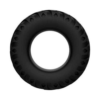 Set 4 inele pentru penis ADDICTED TOYS Cock Ring Set, din silicon flexibil, diametre progresive 2.1 - 2.8 cm, negru