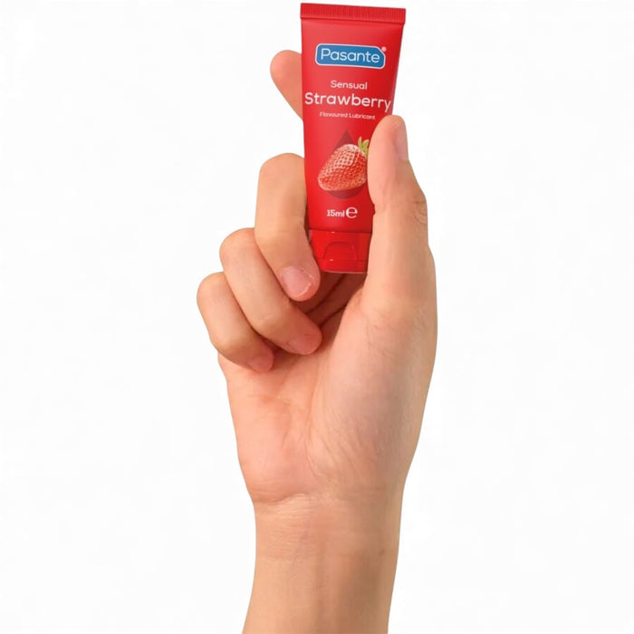 Set 5 lubrifianți PASANTE Lube Selection, pe bază de apă, textură mătăsoasă, fără parabeni, vegan, 5 arome, 5 x 15 ml