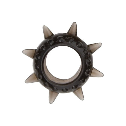 Set 6 inele pentru penis LOVING JOY Textured Rings (6 pack), din TPE, cu texturi variate, culoare negru