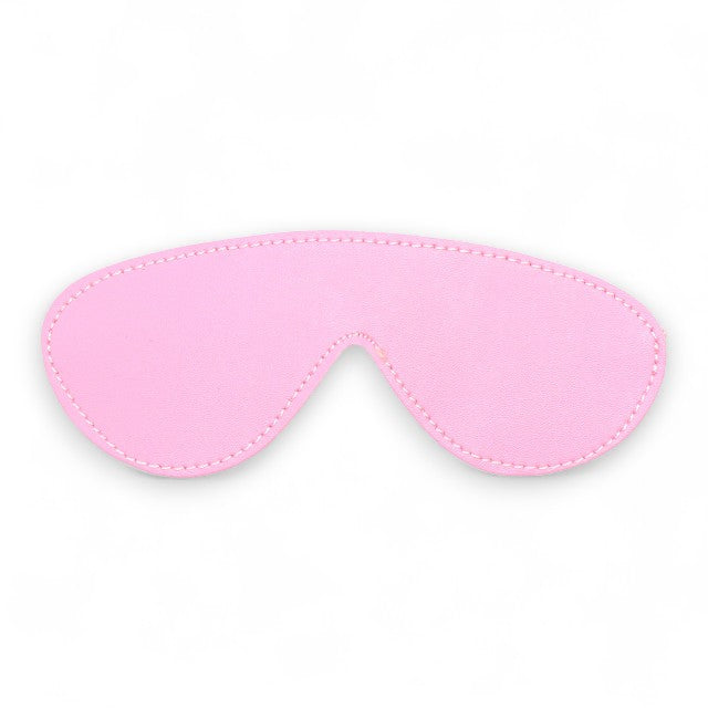Set 7 accesorii BDSM B-SERIES Hidden Desire Chest, cu cătușe, zgardă, căluș, frânghie, bici și mască de ochi, culoare roz