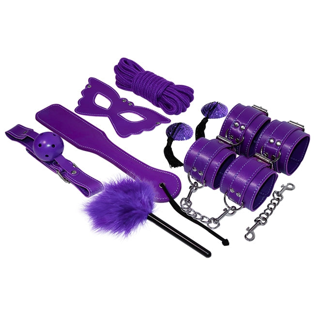 Set accesorii BDSM EXPERIENCE, 8 piese, Mov