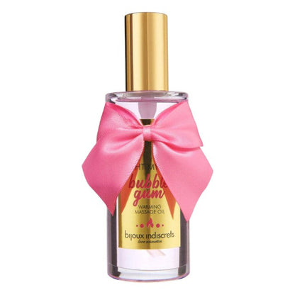 Set cadou erotic BIJOUX INDISCRETS Bubblegum Play Kit, cu ulei de masaj și luciu de buze pentru sex oral