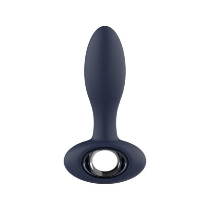 Set plug anal DREAMTOYS Startroopers Milky Way, 1 dop clasic + 2 dopuri cu funcție de vibrație, 12.5 cm - 16 cm, albastru