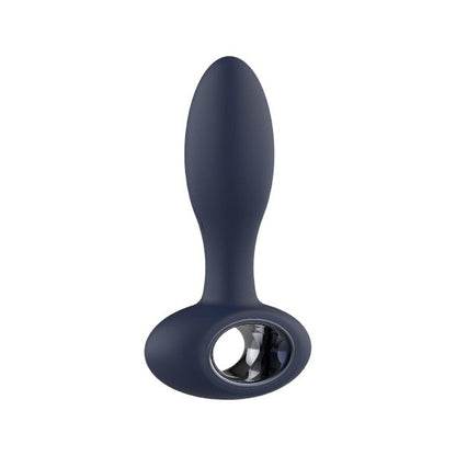 Set plug anal DREAMTOYS Startroopers Milky Way, 1 dop clasic + 2 dopuri cu funcție de vibrație, 12.5 cm - 16 cm, albastru