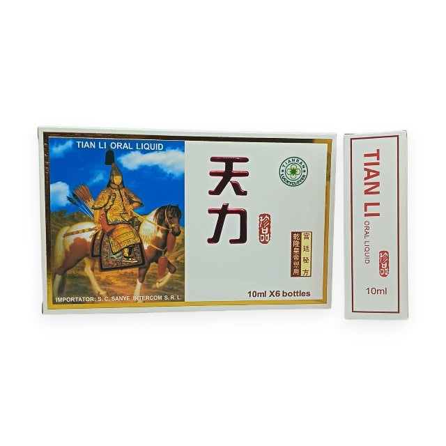 Set TIANLI Ultra Power, pentru potență, erecții ferme și întârzierea ejaculării, 6 fiole