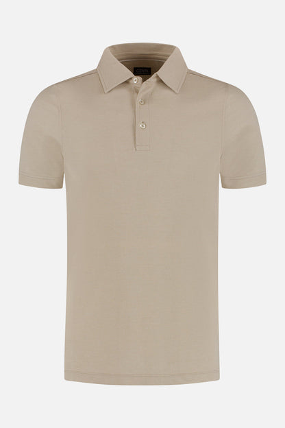 Shirt-polo 2-tone beige