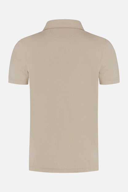 Shirt-polo 2-tone beige
