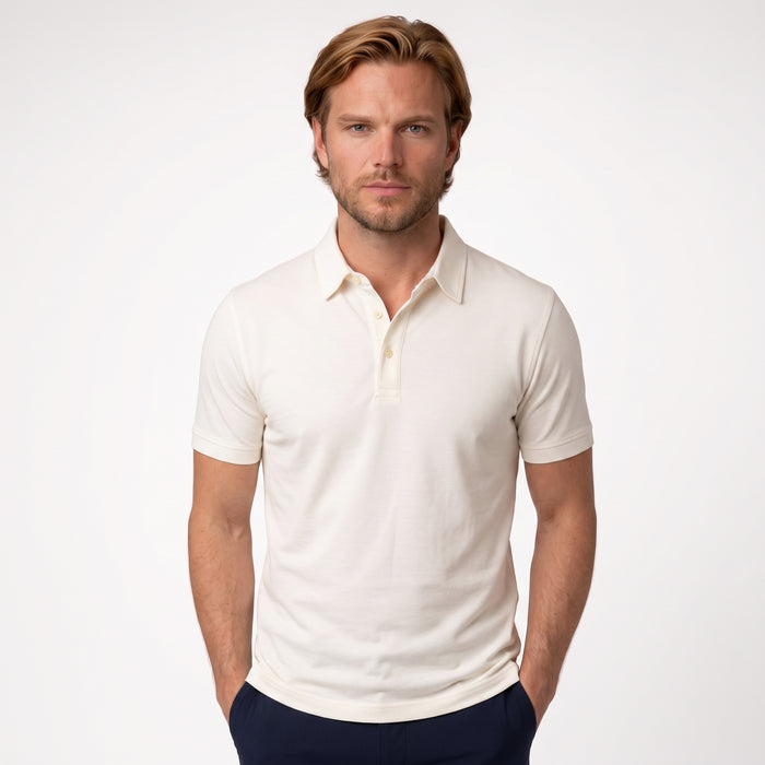 Shirt-polo wit