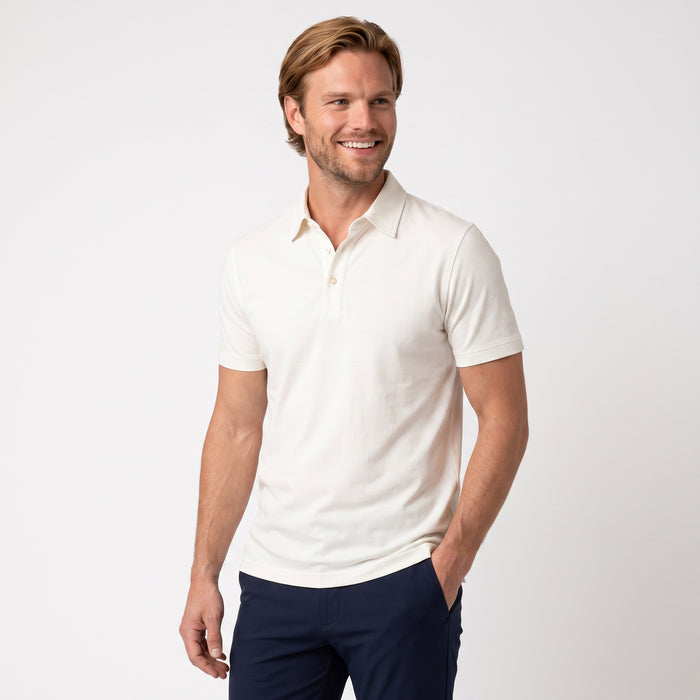 Shirt-polo wit