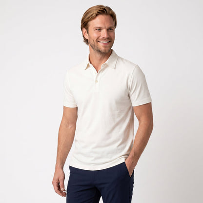 Shirt-polo wit