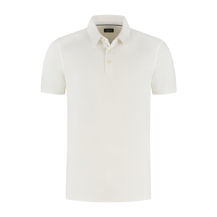 Shirt-polo wit