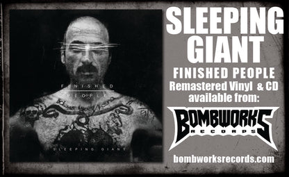 SLEEPING GIANT - FINISHED PEOPLE (*NEW-CD, 2022, Bombworks Records) Blood-Thirsty Metalcore