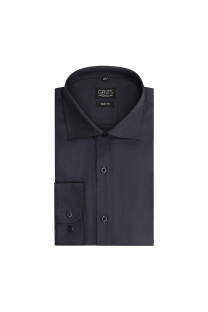 Slimfit bamboe grijs