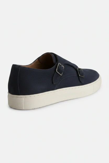 Sneaker dubbele gesp blauw