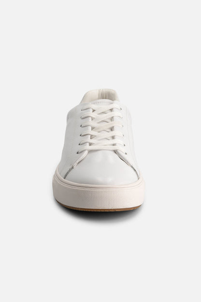 Sneaker leer glad wit