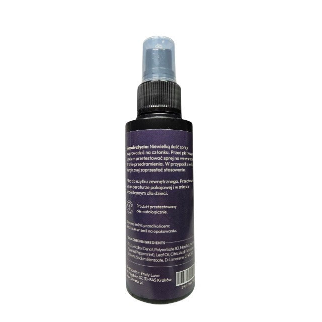 Spray EMILY LOVE Delay Control, susține întârzierea ejaculării, efect ușor de amorțire, 100 ml