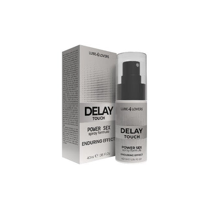 Spray LUBE4LOVERS Delay Touch Power Sex, pentru întârzierea ejaculării, pe bază de apă, cu ginseng, 40 ml