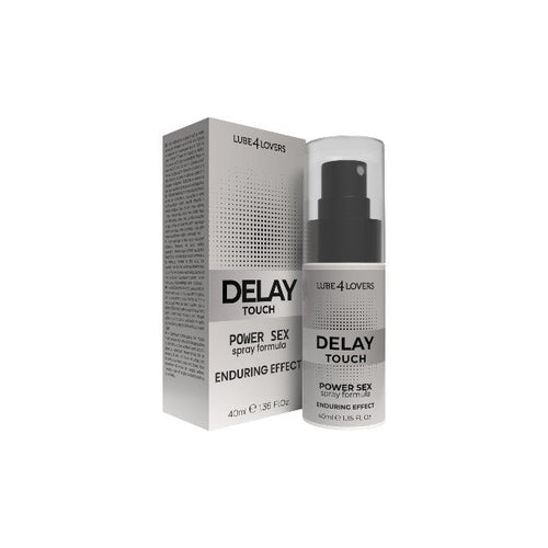 Spray LUBE4LOVERS Delay Touch Power Sex, pentru întârzierea ejaculării, pe bază de apă, cu ginseng, 40 ml