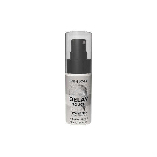 Spray LUBE4LOVERS Delay Touch Power Sex, pentru întârzierea ejaculării, pe bază de apă, cu ginseng, 40 ml