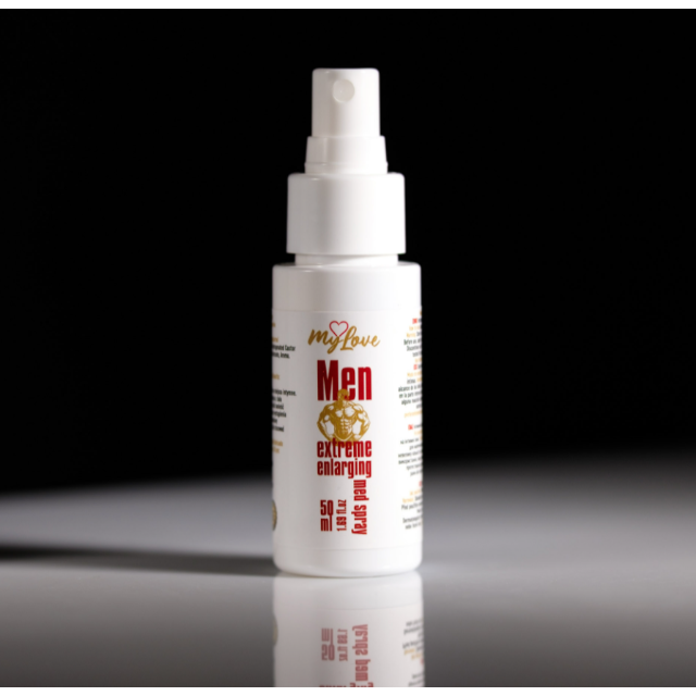 Spray MYLOVE Men Extreme Enlarging Med Spray, pentru mărirea penisului, senzații intensificate și lubrifiere, 50 ml
