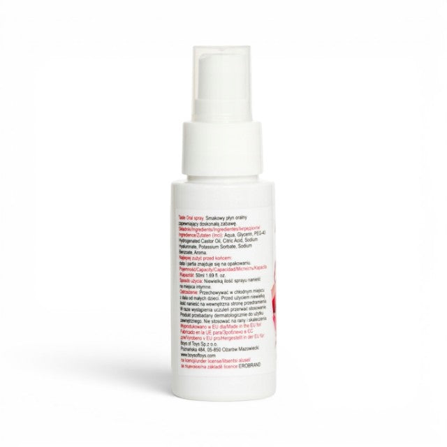 Spray MYLOVE Taste Oral Spray Passion Fruit, pentru sex oral, textură non-lipicioasă, aromă de fructul pasiunii, 50 ml