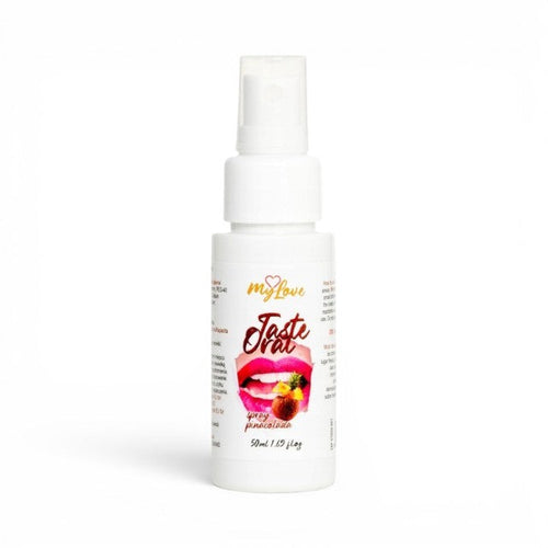 Spray MYLOVE Taste Oral Spray Pinacolada, pentru sex oral, textură non-lipicioasă, aromă de cocktail Piña Colada, 50 ml