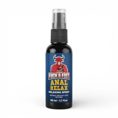 Spray pentru relaxare anală FUCK & FIST, pe bază de apă, cu mentol, textură fluidă, 50 ml