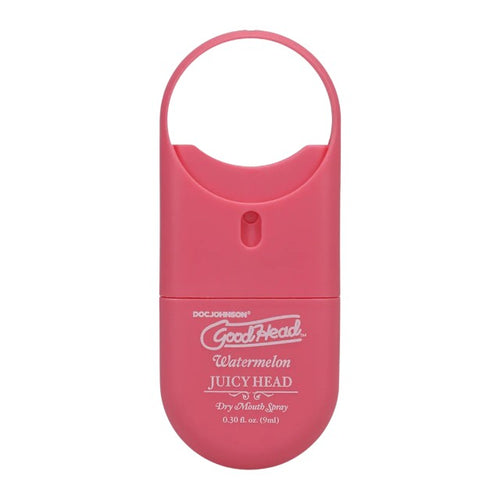 Spray pentru sex oral GOODHEAD Juicy Head Watermelon - Dry Mouth, stimulează salivarea, aromă de pepene, 9 ml