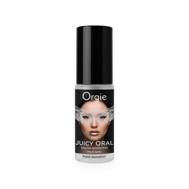 Spray pentru sex oral ORGIE Juicy Oral, stimulează producția de salivă, aromă de mentă, 15 ml