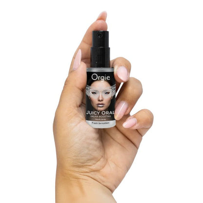 Spray pentru sex oral ORGIE Juicy Oral, stimulează producția de salivă, aromă de mentă, 15 ml