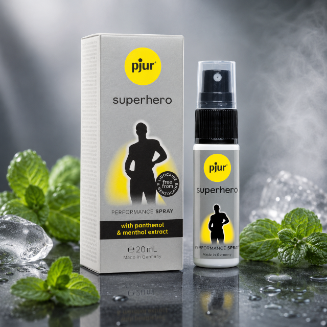 Spray Pjur Superhero Performance, pentru întarzierea ejacularii, 20 ml
