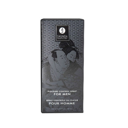 Spray SHUNGA Pleasure Control Spray For Men, pentru întârzierea ejaculării, cu ulei de scorțișoară chinezească, 20 ml