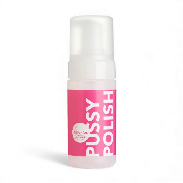 Spumă de curățare intimă LOOVARA Pussy Polish, cu aloe vera și pantenol, pentru femei, 100 ml