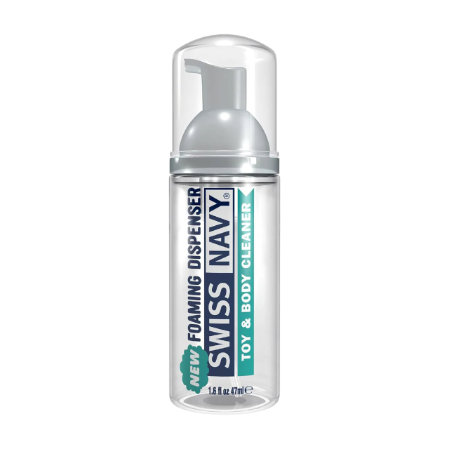 Spumă de igienizare SWISS NAVY Toy and Body Cleaner, pentru corp și jucării erotice, cu miros de lavandă, 47 ml