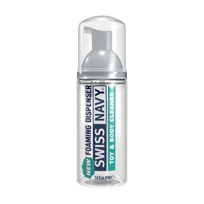 Spumă de igienizare SWISS NAVY Toy and Body Cleaner, pentru corp și jucării erotice, cu miros de lavandă, 47 ml