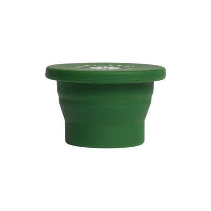 Sterilizator pliabil FEMI.EKO®, pentru dezinfectare și depozitare cupe menstruale, din silicon moale, culoare verde