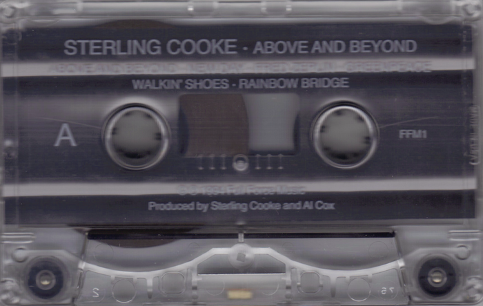 STERLING COOKE - ABOVE & BEYOND 1994 Xian Blues Rock Texas Shred DEMO TAPE
