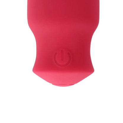 Stimulator clitoris LOVELINE Cone Shaped Bullet Vibrator, 12 funcții de vibrație, rezistent la apă, lungime 7.7 cm, roz