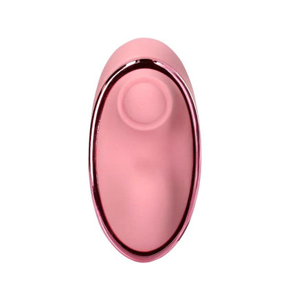 Stimulator clitoris LOVELINE Tapping Heart Vibrator, în formă de inimă, 10 funcții de vibrație, culoare roz