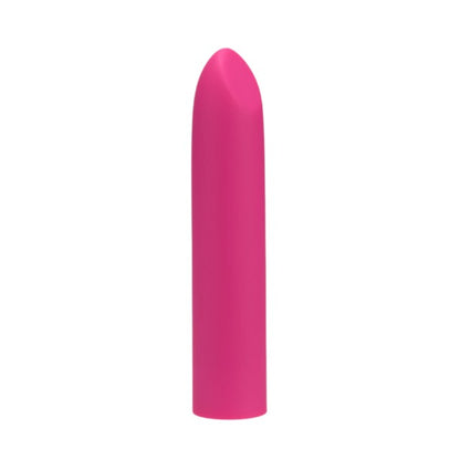 Stimulator clitoris MINA Whisper, design în formă de ruj, 10 funcții de vibrație, 9.25 cm, roz