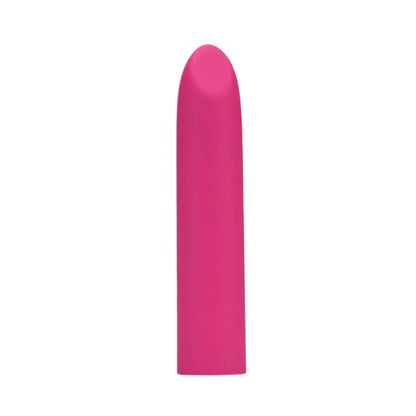 Stimulator clitoris MINA Whisper, design în formă de ruj, 10 funcții de vibrație, 9.25 cm, roz
