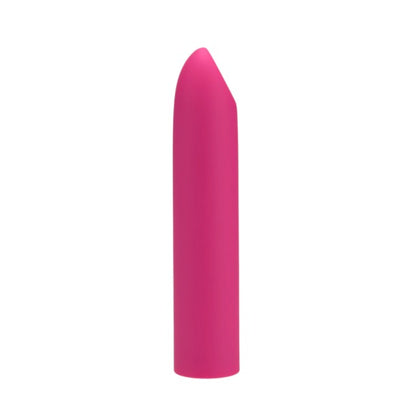 Stimulator clitoris MINA Whisper, design în formă de ruj, 10 funcții de vibrație, 9.25 cm, roz