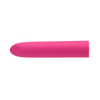 Stimulator clitoris MINA Whisper, design în formă de ruj, 10 funcții de vibrație, 9.25 cm, roz