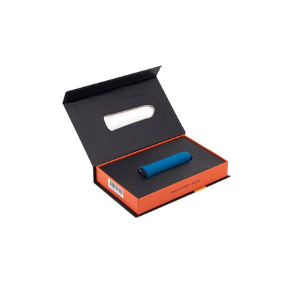 Stimulator clitoris NU SENSUELLE Bullet Iconic, cu funcție de memorie, 20 funcții de vibrație, culoare albastru
