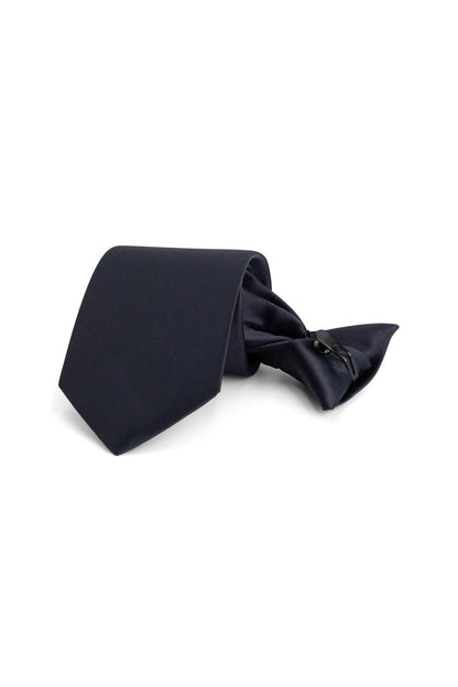 Stropdas clip on donkerblauw, kreukbestendig, perfecte keuze voor formele kleding.