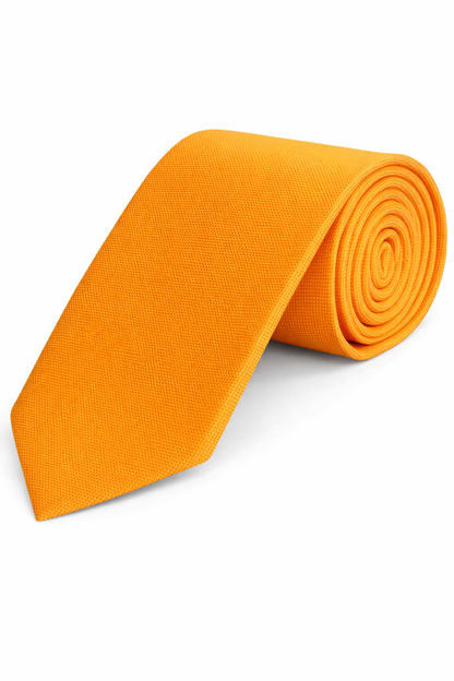 Stropdas PE oranje, een heldere oranje stropdas voor een verzorgde uitstraling.
